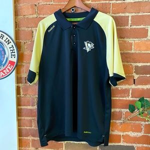 Reebok Center Ice Pittsburgh Penguins Polo XL